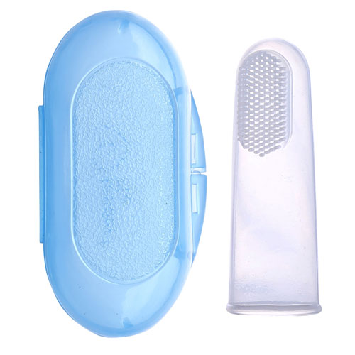 Finger Brush with Hygiene Case